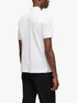 HUGO BOSS MERCERISED-COTTON POLO SHIRT WITH CONTRAST LOGO | WHITE