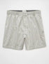 AMERICAN EAGLE MEN'S PLAID STRETCH BOXER SHORT | WHITE