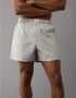 AMERICAN EAGLE MEN'S PLAID STRETCH BOXER SHORT | WHITE