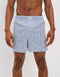 AMERICAN EAGLE MEN'S STRIPED STRETCH BOXER SHORT | SKY BLUE