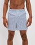 AMERICAN EAGLE MEN'S STRIPED STRETCH BOXER SHORT | SKY BLUE