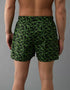 AMERICAN EAGLE MEN'S ST. PATRICK'S DAY CLOVERS STRETCH BOXER SHORT | DARK GREEN