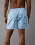 AMERICAN EAGLE MEN'S TINY MERMAIDS STRETCH BOXER SHORT | SKY BLUE