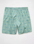 AMERICAN EAGLE MEN'S SHARKS STRETCH BOXER SHORT | LIGHT GREEN