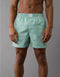 AMERICAN EAGLE MEN'S SHARKS STRETCH BOXER SHORT | LIGHT GREEN