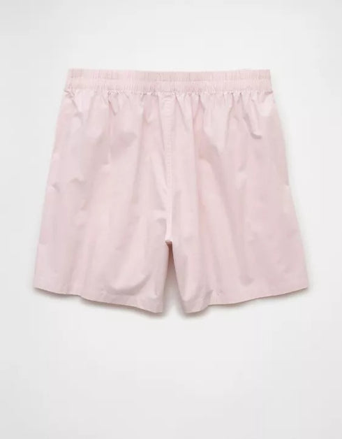 AMERICAN EAGLE MEN'S POPLIN POCKET BOXER SHORT | PINK