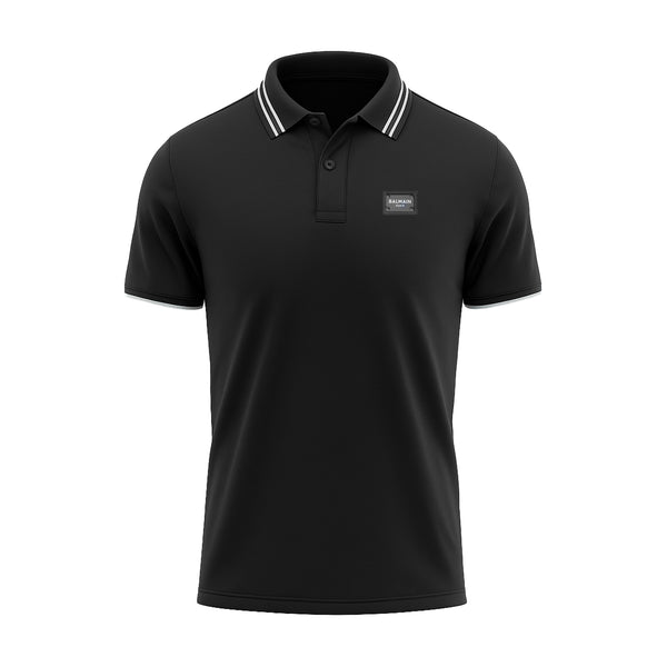 BALMAIN PREMIUM MEN'S POLO SHIRT | BLACK