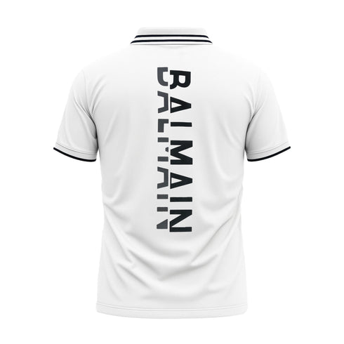 BALMAIN PREMIUM MEN'S POLO SHIRT | WHITE