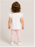 T.U-K.I.D.S GIRLS’ PRINTED RUFFLE SLEVEE T-SHIRT | WHITE