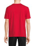 DONNA KARAN NEW YORK MEN'S DKNY BARKER LOGO TEE SHIRT | RED