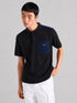 PRADA MEN'S POLO EMBROIDERY LOGO | BLACK