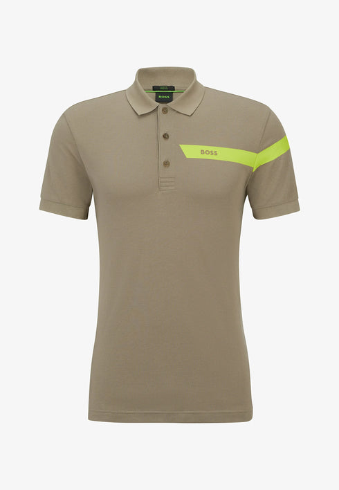 HUGO BOSS PAULE SLIM FIT POLO | LIGHT GREEN VERY