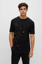 HUGO BOSS REGULAR FIT T-SHIRT IN COTTON - TEEGO | BLACK