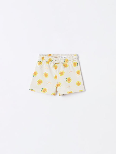 LEFTIES-PLUSH SHORTS WITH RUFFLES | BABY
