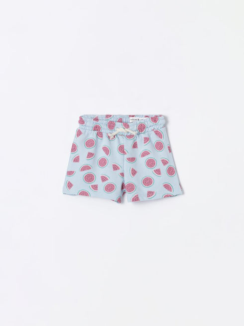 LEFTIES-PLUSH SHORTS WITH RUFFLES | BABY