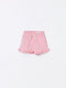 LEFTIES-PLUSH SHORTS WITH RUFFLES | BABY