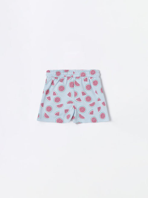 LEFTIES-PLUSH SHORTS WITH RUFFLES | BABY