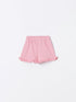 LEFTIES-PLUSH SHORTS WITH RUFFLES | BABY