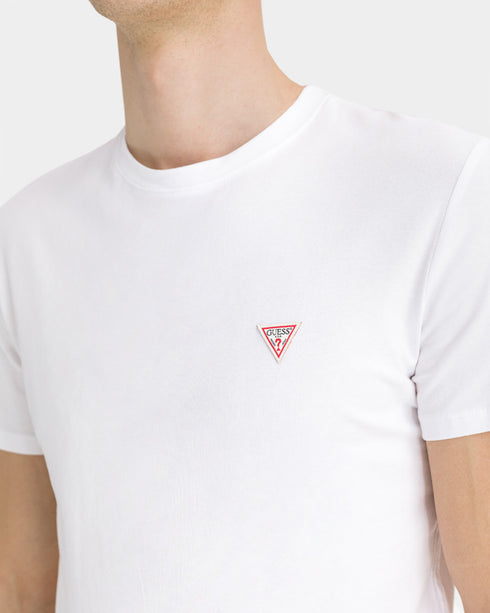 GUESS - SLIM FIT CLASSIC LOGO WHITE T-SHIRT