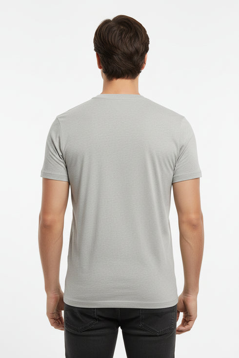 DIESEL MEN’S CLASSIC LOGO T-SHIRT- PREMIUM GREY