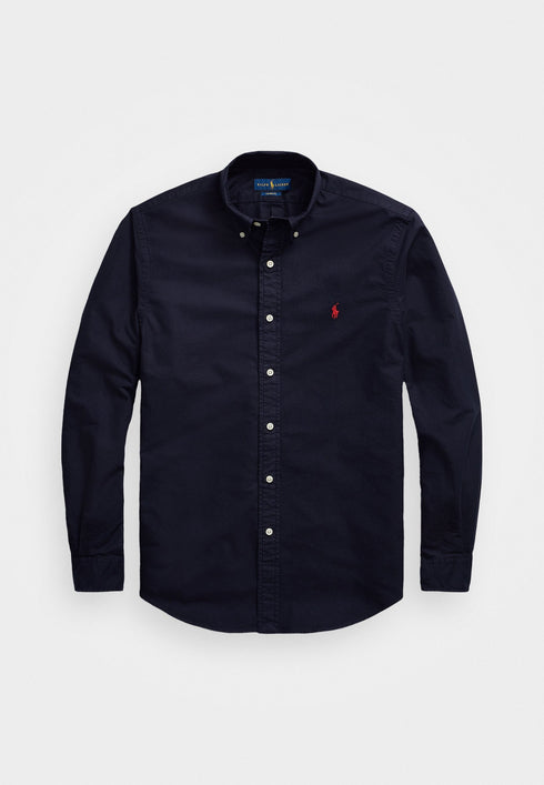 POLO RALPH LAUREN SLIM FIT OXFORD SHIRT | NAVY