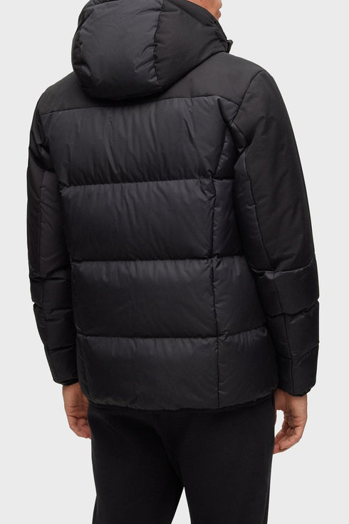 HUGO BOSS MEN’S PUFFER JACKET - PREMIUM WINTER OUTER WEAR | BLACK