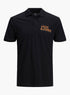 JACK & JONES COTTON SHORT SLEEVE POLO | DARK BLUE