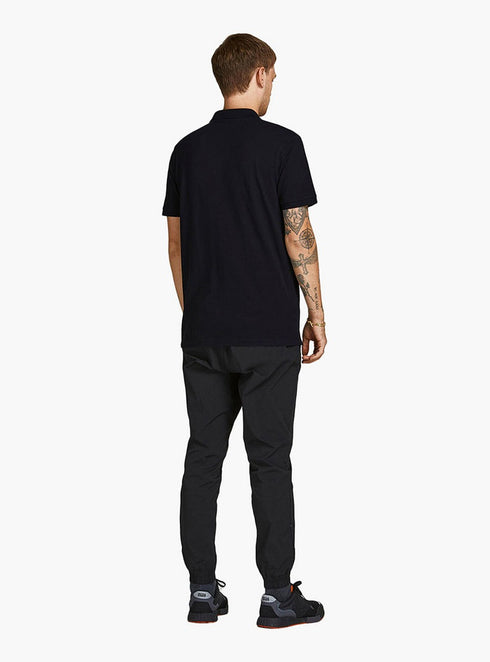 JACK & JONES COTTON SHORT SLEEVE POLO | DARK BLUE