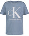 CALVIN KLEIN JEANS VARSITY LOGO T-SHIRT UNISEX | LIGHT BLUE
