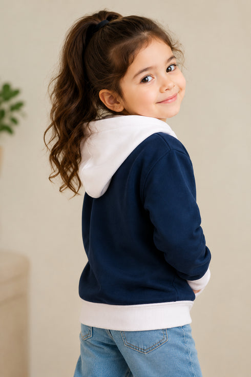 JACK WILLS GIRLS’ HOODED SWEATSHIRT