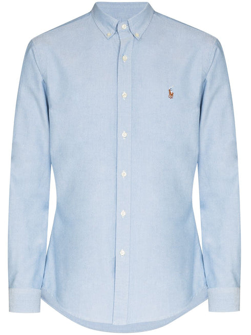 Ralph Lauren Embroidered Pony Logo Sky Blue Shirt - Denimish Pakistan