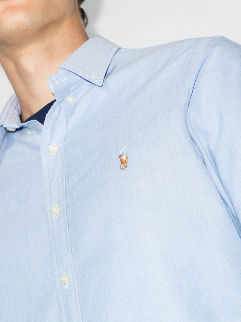 Ralph Lauren Regular Fit Casual Shirt Sky Blue - Denimish Pakistan