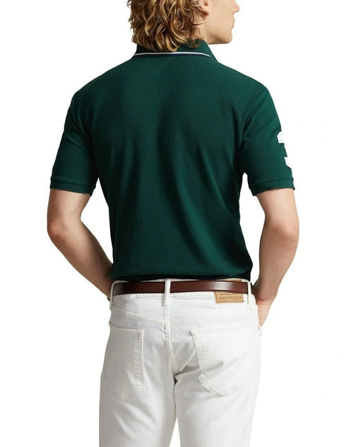 RALPH LAUREN CUSTOM FIT TRIPLE PONY POLO | GREEN