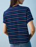INEXTENSO WOMEN'S PREMIUM COTTON CASUAL T-SHIRT | NAVY