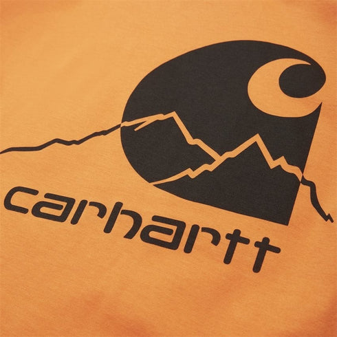 CARHARTT WIP S/S RELAXED FIT SHORT SLEEVE SCRIPT T-SHIRT | LIGHT BROWN