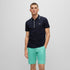 HUGO BOSS PAULE 4 PIQUE POLO SHIRT | NAVY