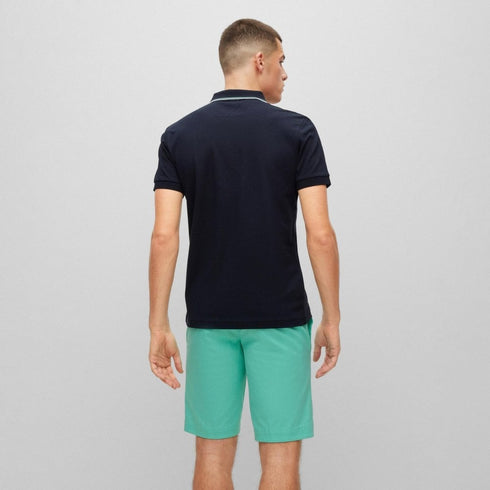 HUGO BOSS PAULE 4 PIQUE POLO SHIRT | NAVY