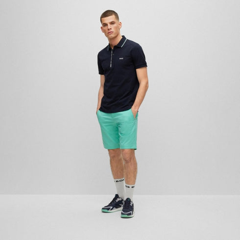 HUGO BOSS PAULE 4 PIQUE POLO SHIRT | NAVY