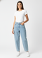 WOMEN’S BALLOON FIT HIGH WAIST DENIM JEAN - LIGHT BLUE