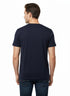 JACK & JONES MEN’S PREMIUM COLOR BLOCK CREW NECK T-SHIRT | NAVY BLUE & MAROON