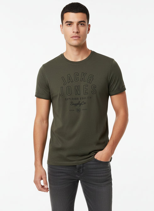 JACK & JONES MEN’S PREMIUM T-SHIRT | OLIVE GREEN