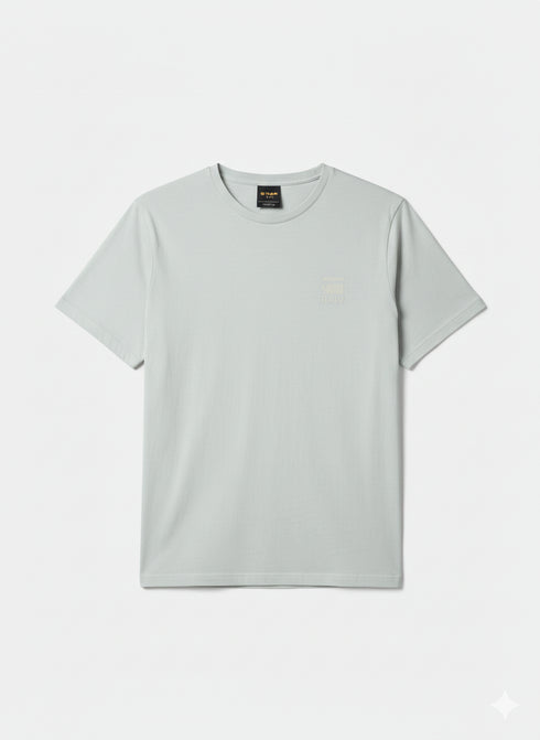 G-STAR RAW MEN'S PREMIUM COTTON CREW NECK T-SHIRT | LIGHT GREY