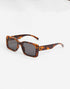 H&M RECTANGULAR SUNGLASSES | BROWN/TORTOISESHELL PATTERND