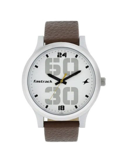 Fastrack Bold Analog White Dial Men's Watch