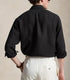 POLO RALPH LAUREN SLIM FIT LINEN SHIRT | BLACK