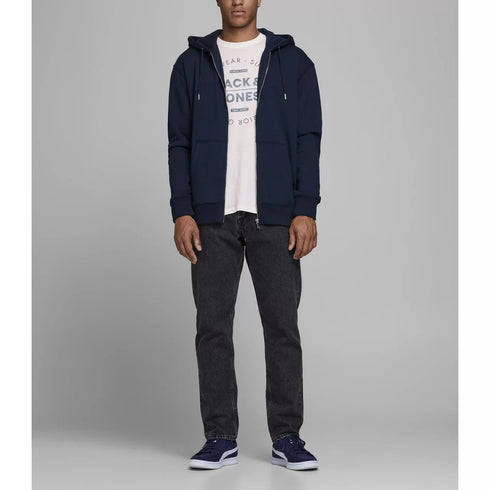 JACK & JONES MEN'S O-NECK T-SHIRT | WHITE