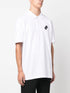 HUGO BOSS PARLAY POLO SHIRT WITH EMBROIDERED LOGO | WHITE