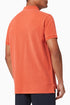 POLO RALPH LAUREN THE ICONIC CUSTOM SLIM FIT MESH POLO | COLLEGE ORANGE