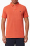 POLO RALPH LAUREN THE ICONIC CUSTOM SLIM FIT MESH POLO | COLLEGE ORANGE