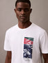 CALVIN KLEIN CLOUD GRAPHIC CLASSIC CREWNECK T-SHIRT | WHITE
